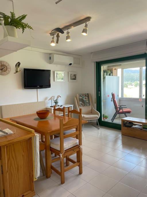 Apartamento Con Piscina En Лянса Екстер'єр фото